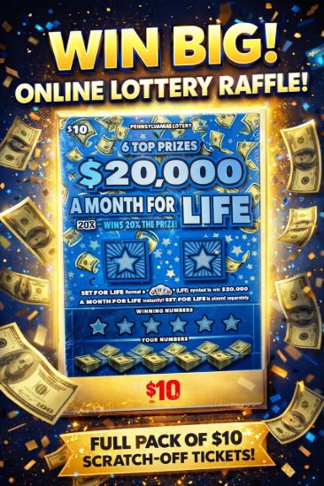 Picture of Full Pack of $10 Lottery Scratch Offs