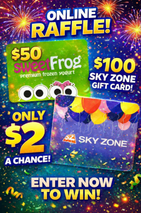Picture of $100 Sky Zone & $50 Sweet Frog Gift Cards