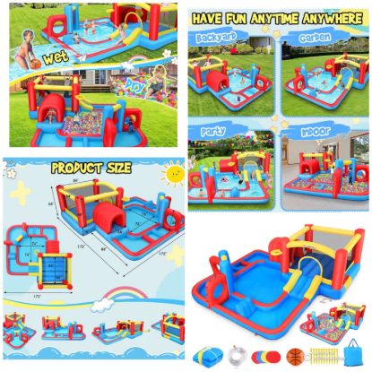 Picture of AKEYDIY 16-in-1 Inflatable Bounce House