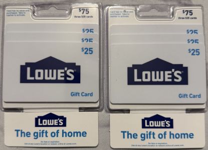 Picture of $150  Lowes Gift card