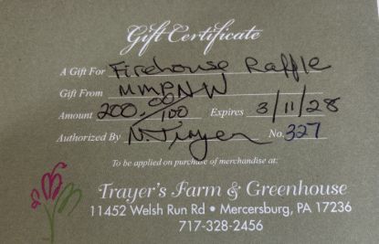 Picture of $200 Trayer's Farm & Greenhouse Gift Certificate