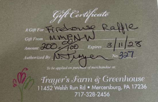 Picture of $200 Trayer's Farm & Greenhouse Gift Certificate