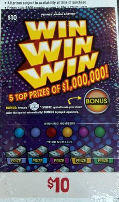 Picture of Full Pack of $10 Lottery Scratch Offs #2