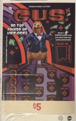 Picture of Full Pack of $5 Lottery Scratch Offs #5