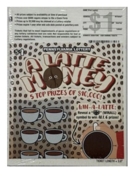 Picture of Full Pack of $1 Lottery Scratch Offs #11