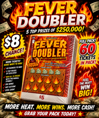 Picture of Full Pack of $5 Lottery Scratch Offs #7