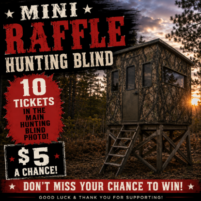 Picture of Mini Raffle 10 tickets on the Main Redneck Hunting Blind #2