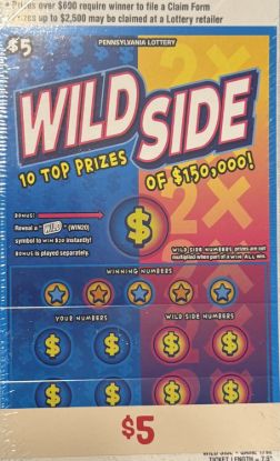 Picture of Full Pack of $5 Lottery Scratch Offs #9