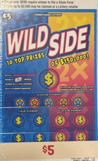 Picture of Full Pack of $5 Lottery Scratch Offs #9