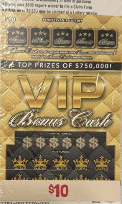 Picture of Full Pack of $10 Lottery Scratch Offs #3