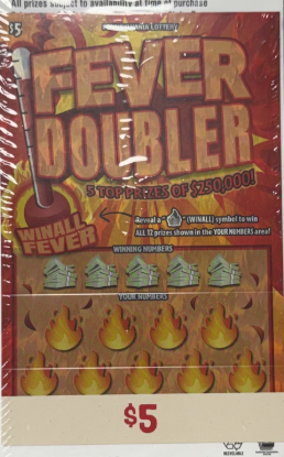Picture of Full Pack of $5 Lottery Scratch Offs #10