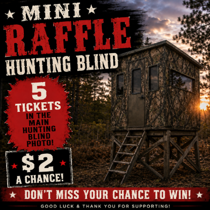 Picture of Mini Raffle 5 tickets on the Main Redneck Hunting Blind