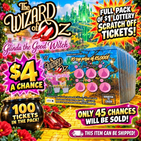 Picture of Full Pack of $1 Lottery Scratch Offs #20