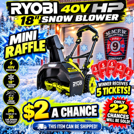 Picture of ❄️ Mini Ryobi Snow Blower ❄️ #2