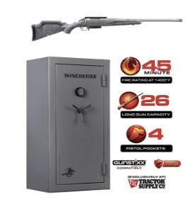 Winchester Safe & Ruger American Ranch Gen II in 243 Cal.