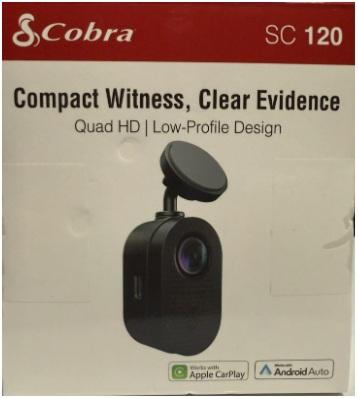 Cobra SC 120 Dash Cam